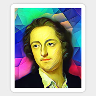 Thomas Gray Colourful Portrait | Thomas Gray Artwork 7 Magnet